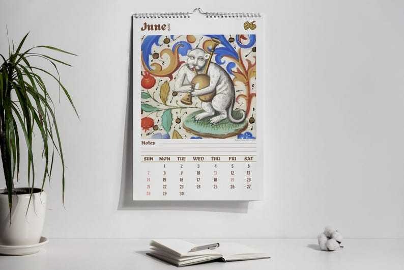 Vreemde Katten in de Renaissance - 2026 Wandkalender