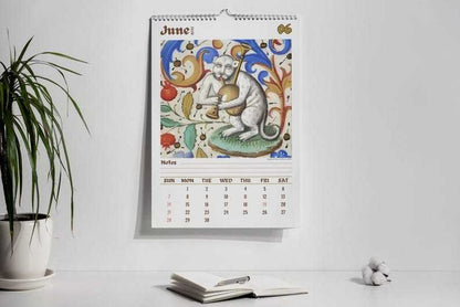 Vreemde Katten in de Renaissance - 2026 Wandkalender