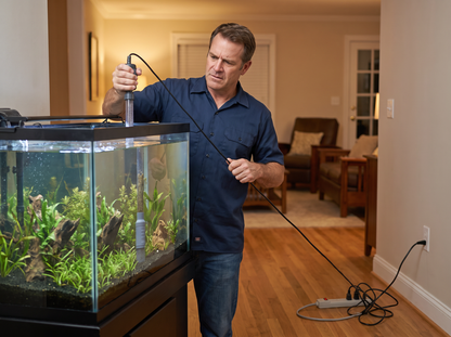 Elektrische aquariumgrindreiniger