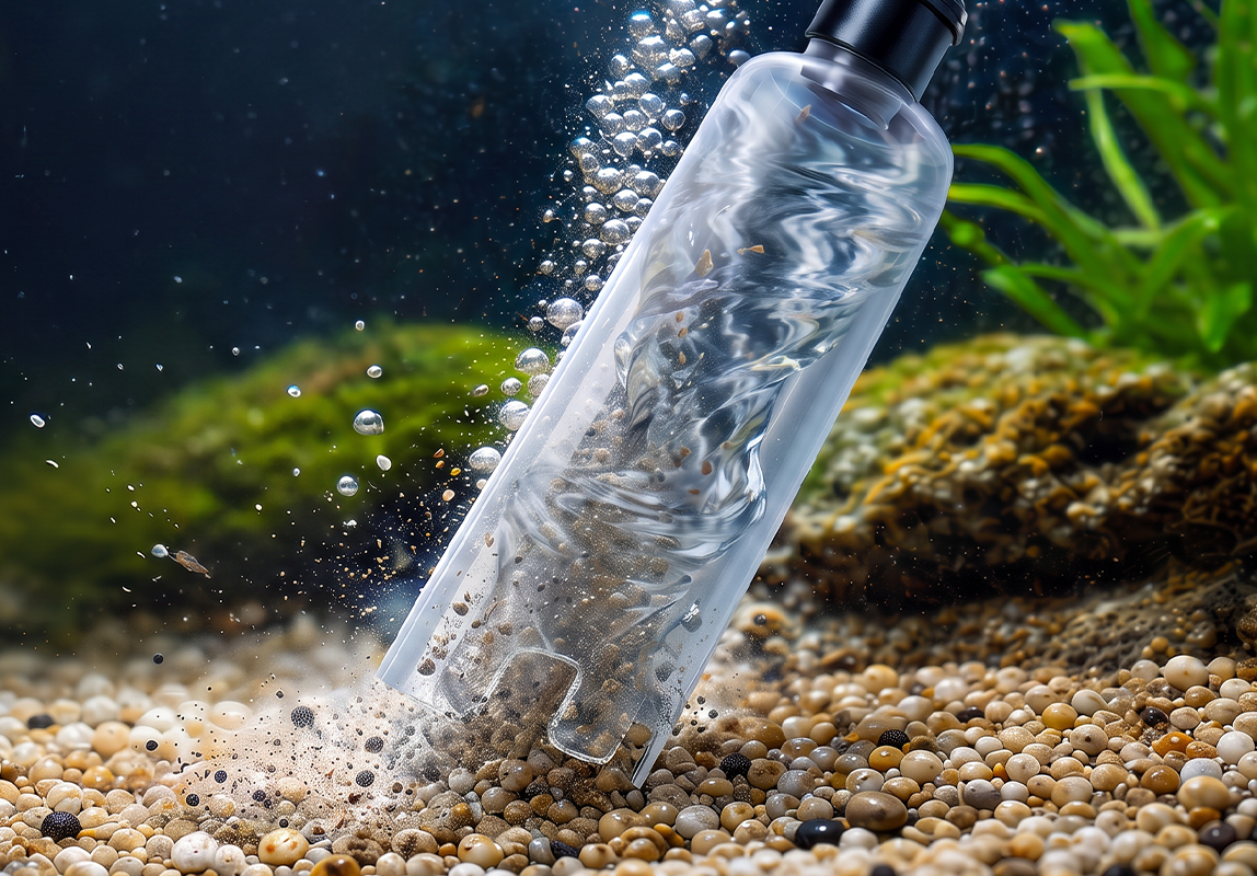 Elektrische aquariumgrindreiniger