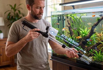 Elektrische aquariumgrindreiniger
