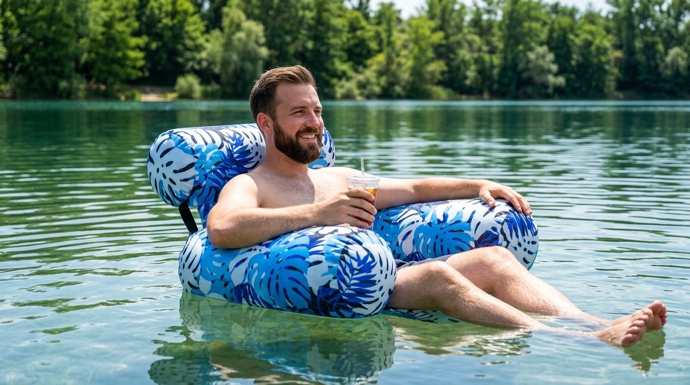 Opblaasbare Zwembadstoel