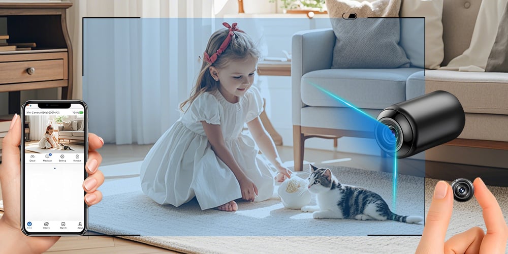 Mini Draadloze Beveiligingscamera