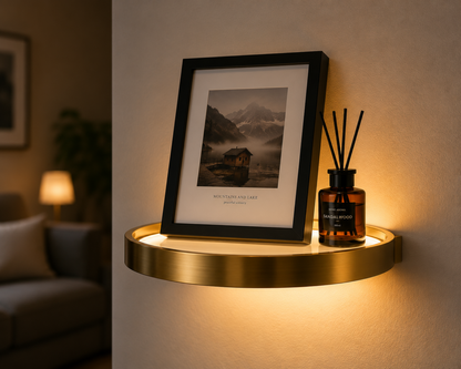 Lichtgevende Wandplank