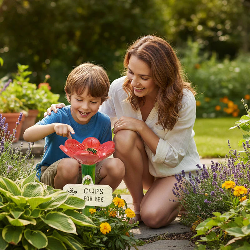 De pauze van de bijen® - Gun ze een verfrissende pauze en zie hoe uw tuin weer tot leven komt