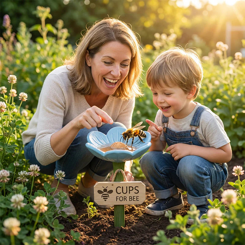 De pauze van de bijen® - Gun ze een verfrissende pauze en zie hoe uw tuin weer tot leven komt