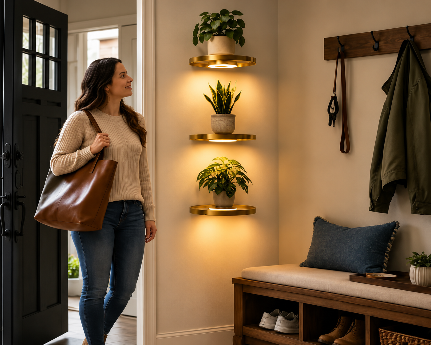 Lichtgevende Wandplank