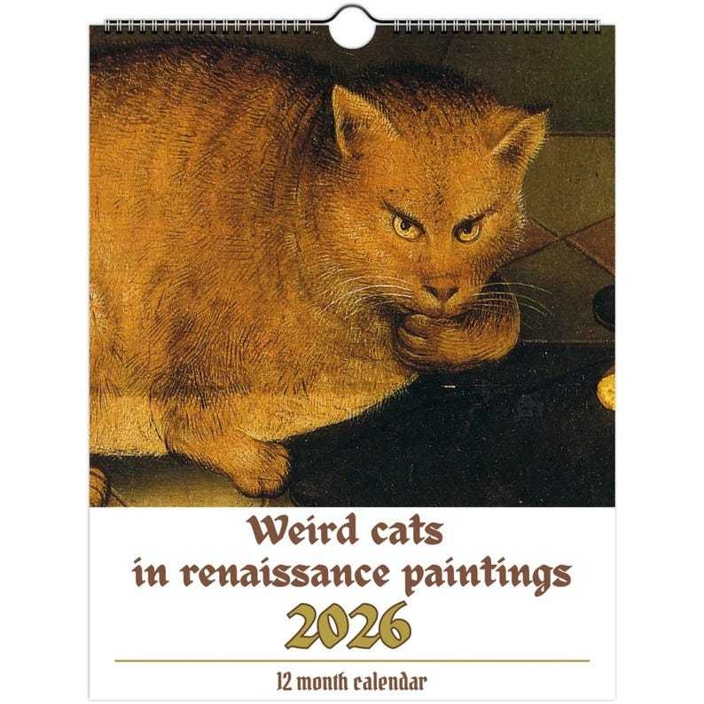 Vreemde Katten in de Renaissance - 2026 Wandkalender