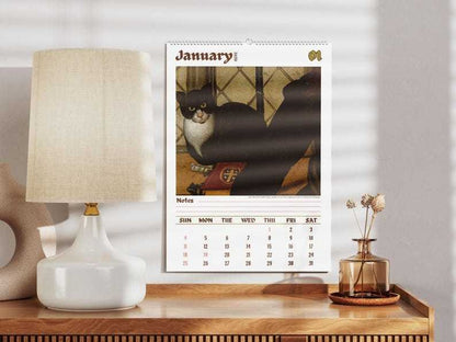 Vreemde Katten in de Renaissance - 2026 Wandkalender