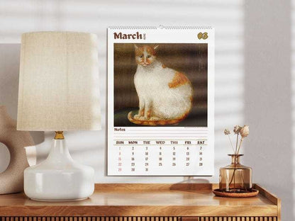 Vreemde Katten in de Renaissance - 2026 Wandkalender