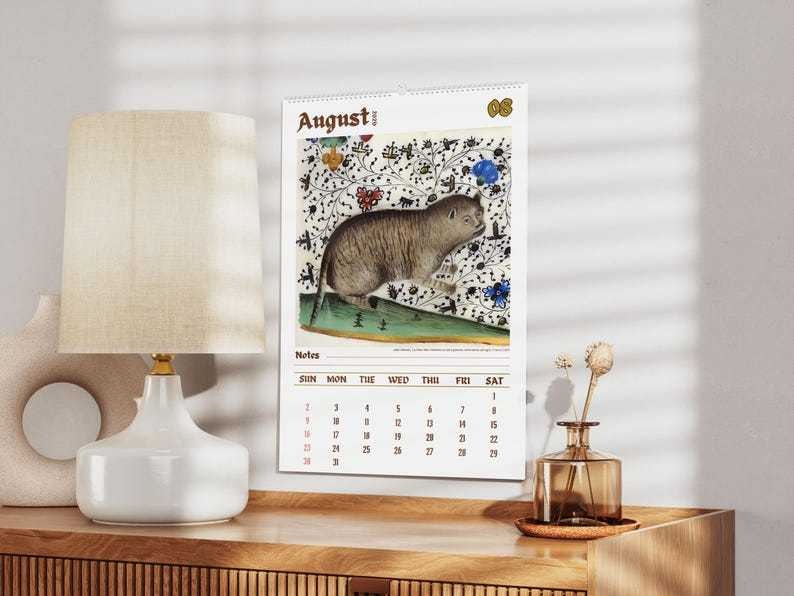 Vreemde Katten in de Renaissance - 2026 Wandkalender