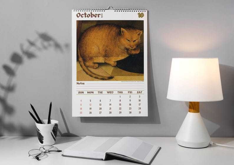 Vreemde Katten in de Renaissance - 2026 Wandkalender