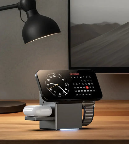 Opvouwbaar magnetisch laadstation