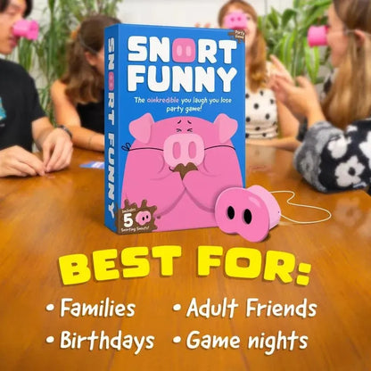 Pigsniff – Het spel waar lachen verboden is