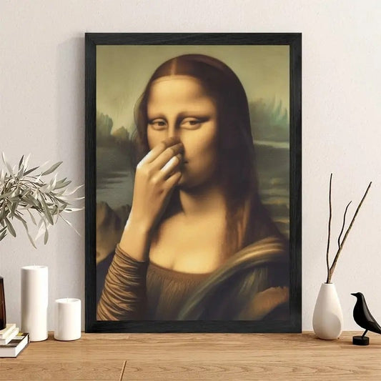 Grappige Mona Lisa Schilderij