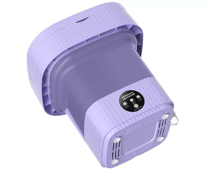 Draagbare en opvouwbare wasmachine