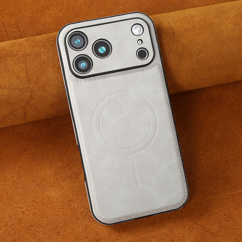 Lederen iPhone Beschermhoes