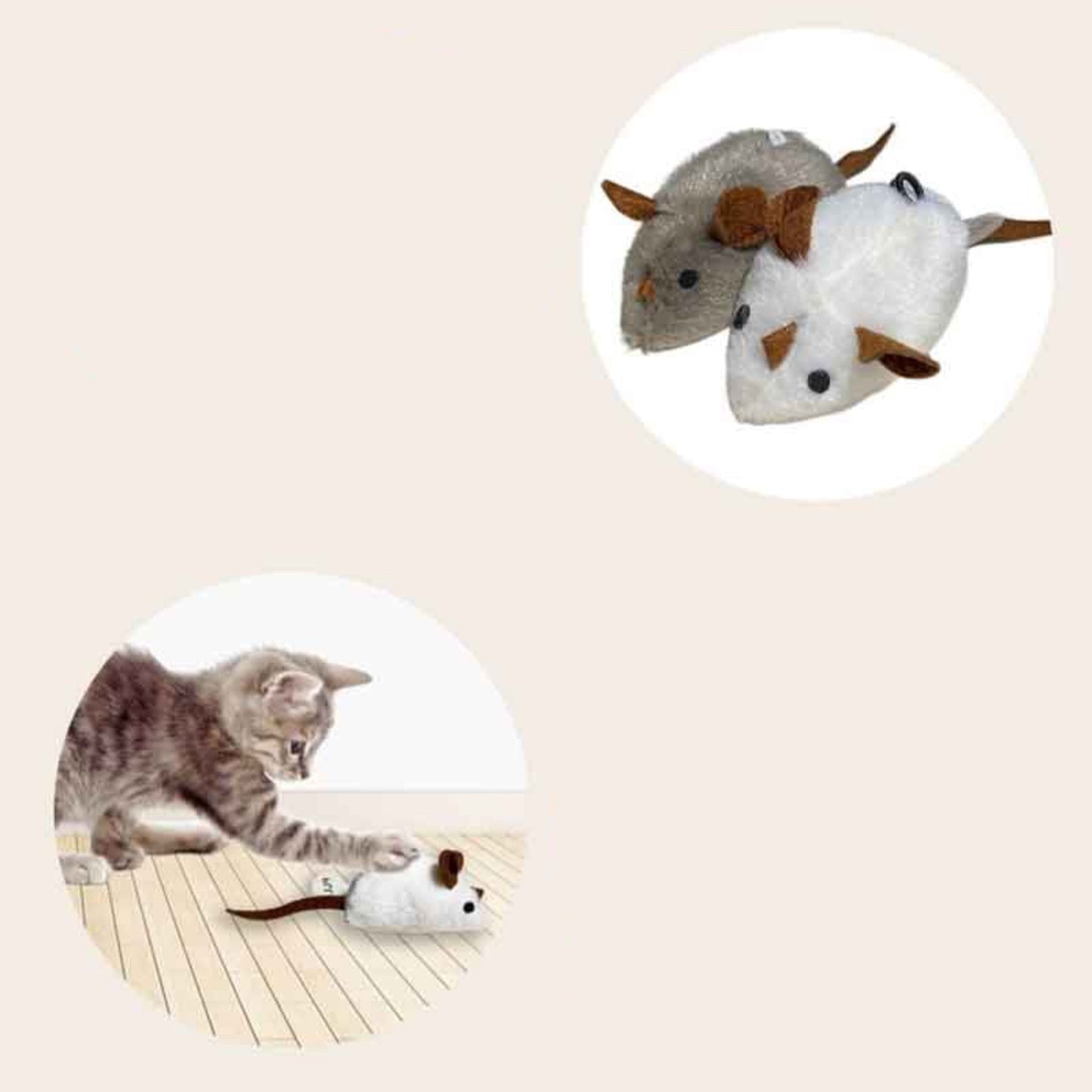 Realistisch interactief kattenspeeltje