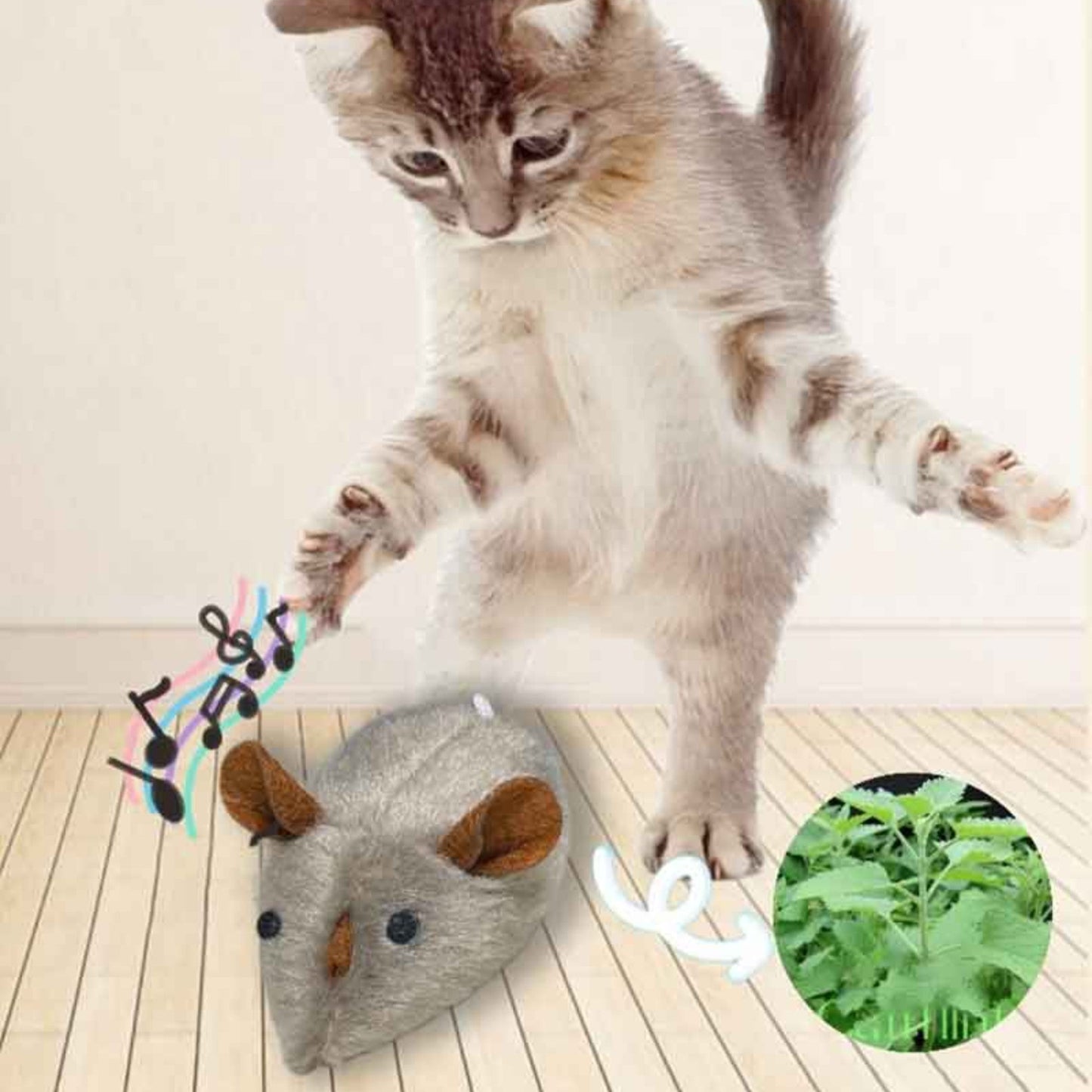 Realistisch interactief kattenspeeltje