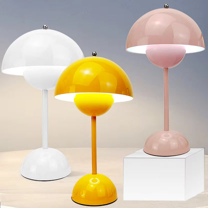 Bloemknop - Draadloze, Oplaadbare Tafellamp