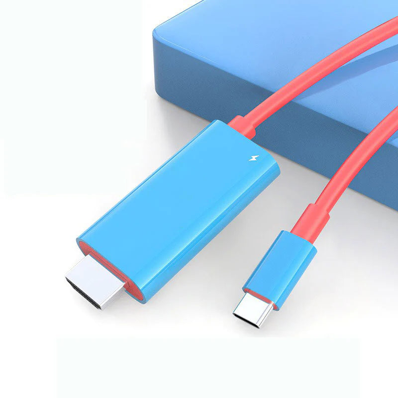 USB-C naar HDMI-adapterkabel – Stream, speel en laad tegelijkertijd op – Voor Switch, mobiel en tablet