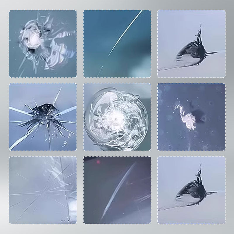 Reparatieset voor autoruiten tegen barsten