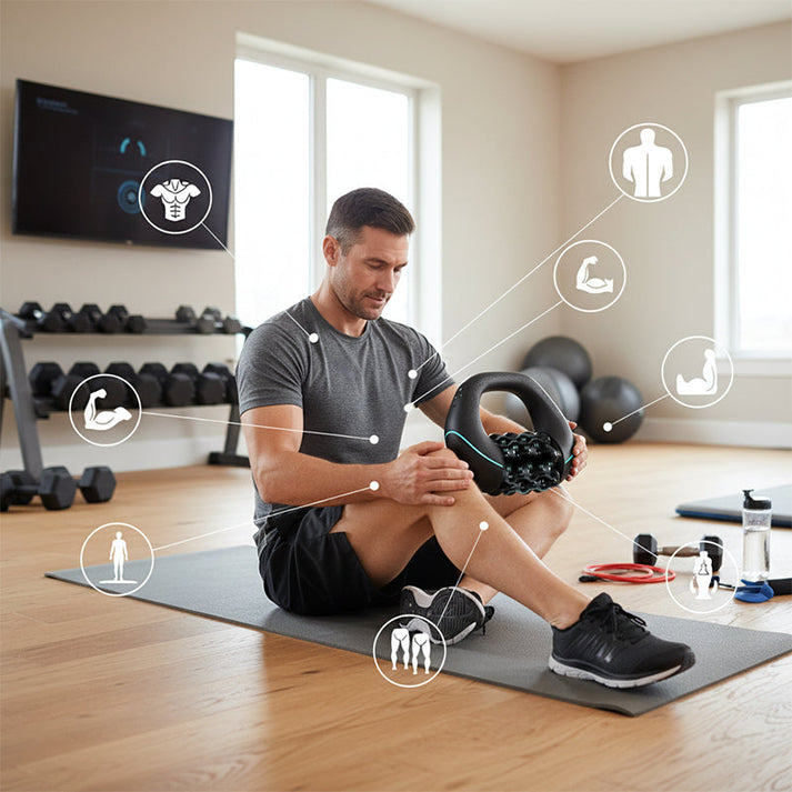Elektrische handmassageroller – Diepe kneedmassage