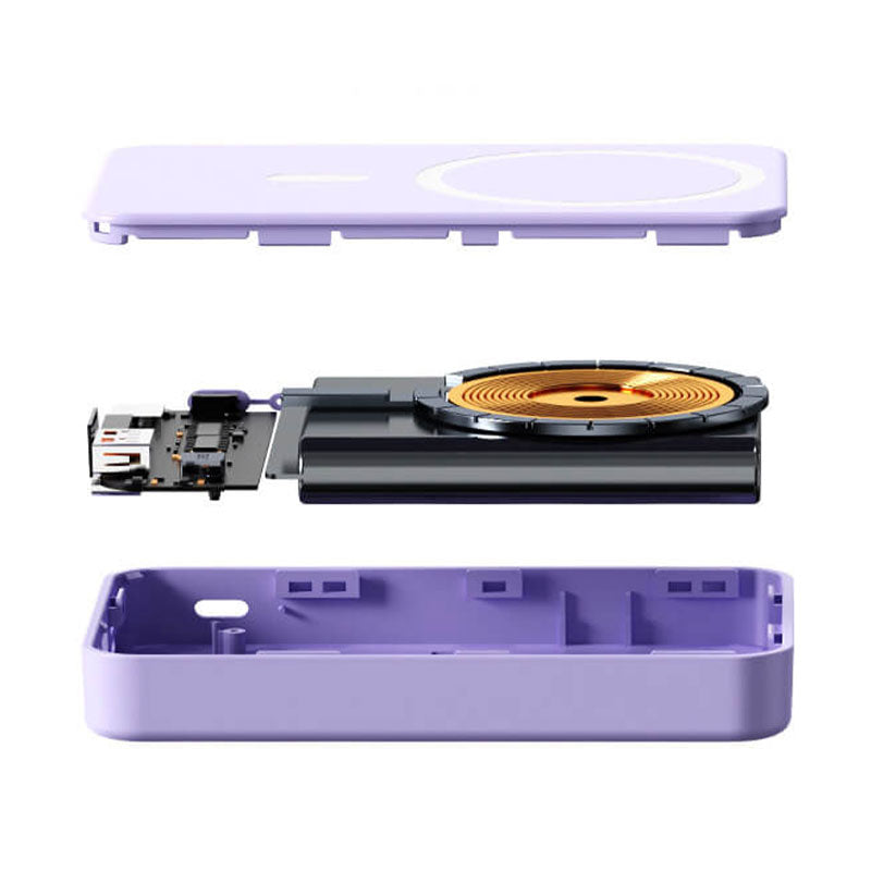 Magnetische draadloze powerbank met standaard