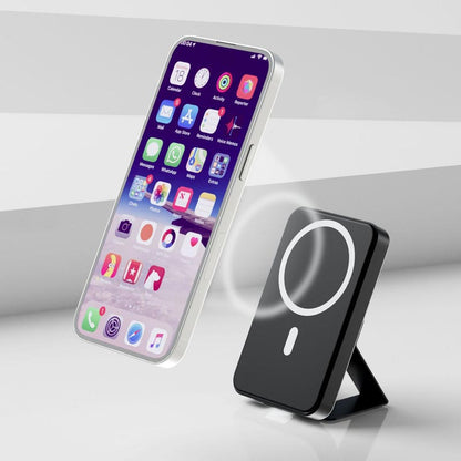 Magnetische draadloze powerbank met standaard