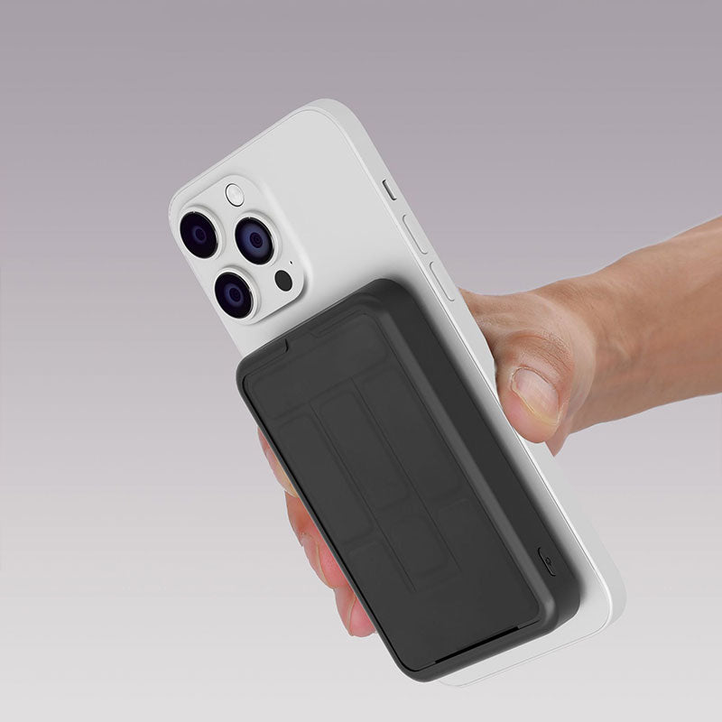 Magnetische draadloze powerbank met standaard
