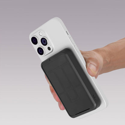 Magnetische draadloze powerbank met standaard