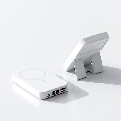 Magnetische draadloze powerbank met standaard