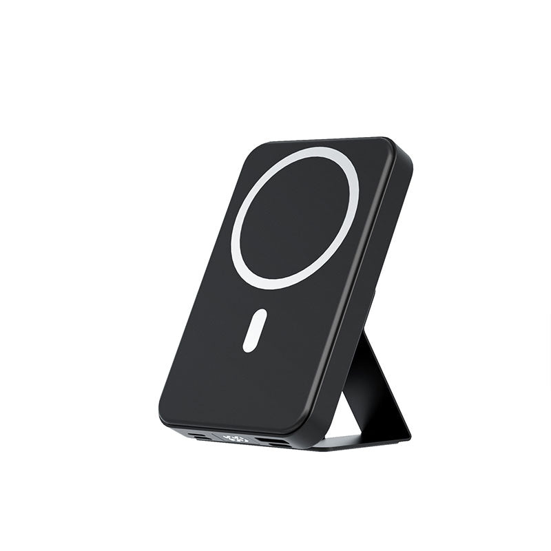 Magnetische draadloze powerbank met standaard