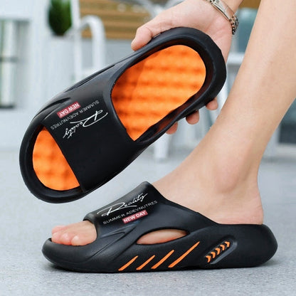 Herensandalen met plateauzool en dikke demping