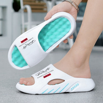 Herensandalen met plateauzool en dikke demping