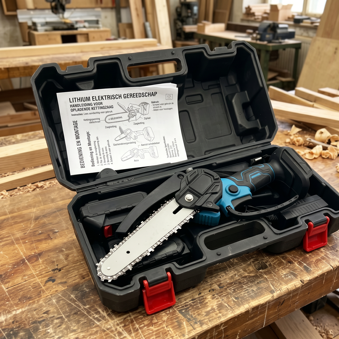 Draadloze 16cm minizaag