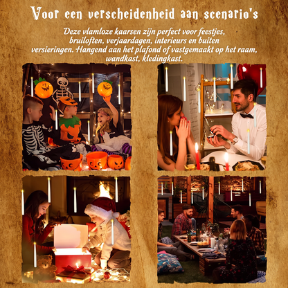 Zwevende kaarsen