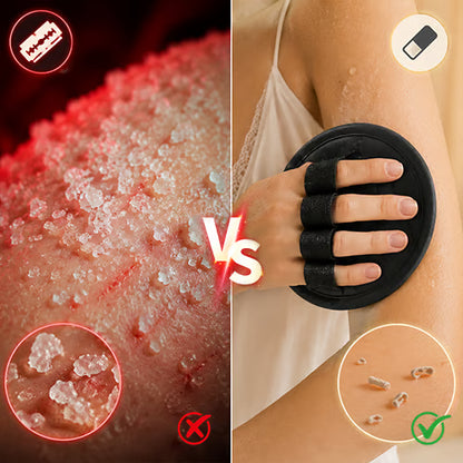 Pijnloze exfoliërende badhandschoen met washandje