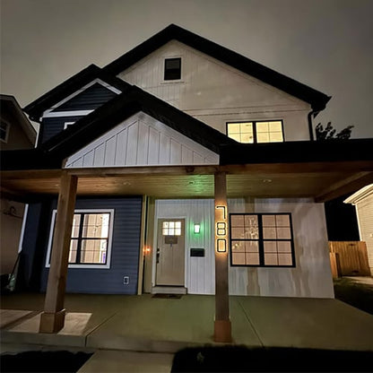 Huisnummer Verlichting Op Zonne-energie