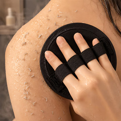 Pijnloze exfoliërende badhandschoen met washandje