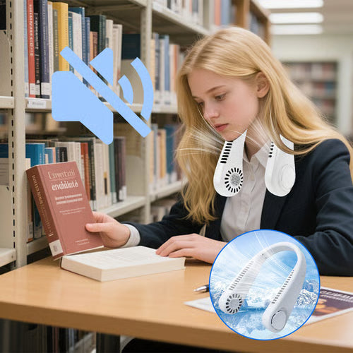 Draagbare nekventilator zonder bladen